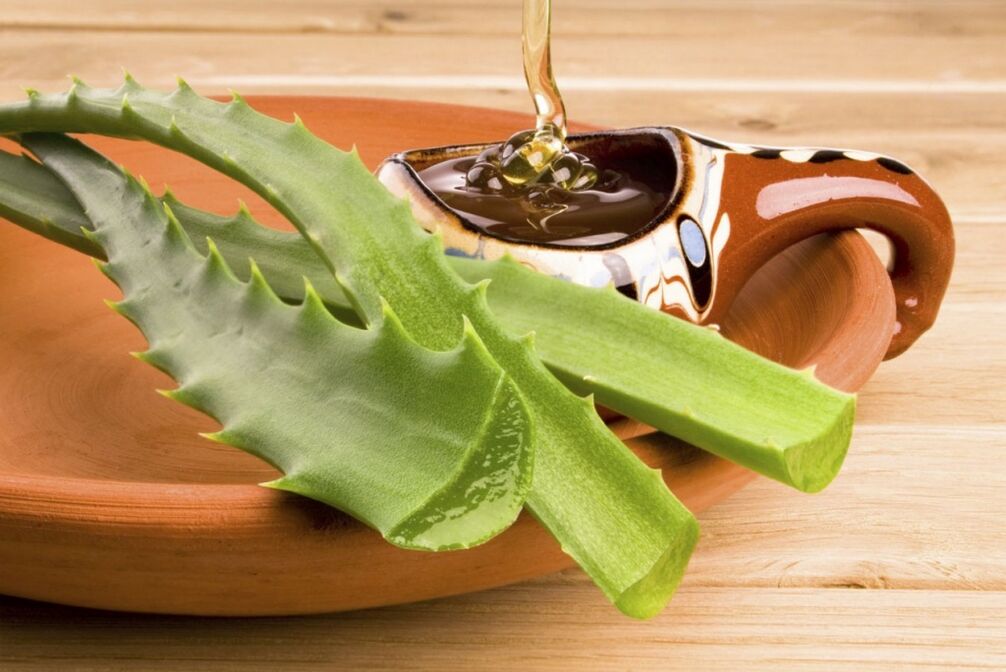 Honig und Aloe zur Behandlung von Psoriasis